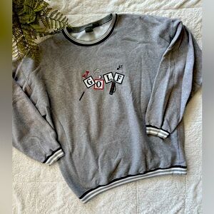Vintage Clubfellow Golf Crewneck Sweater